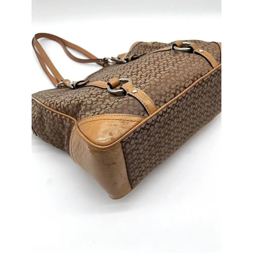 COACH Y2K Signature Tote, Turnlock Pockets